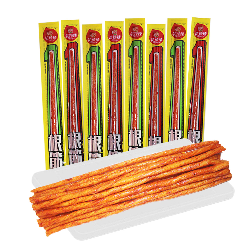 笑辣辣 一根筋 辣条 4g*3小根