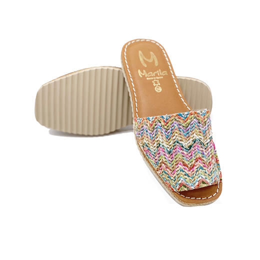 断码特价36码&37码——西班牙原产手工制作时尚舒适女士凉拖7360R（超轻款） 商品图4