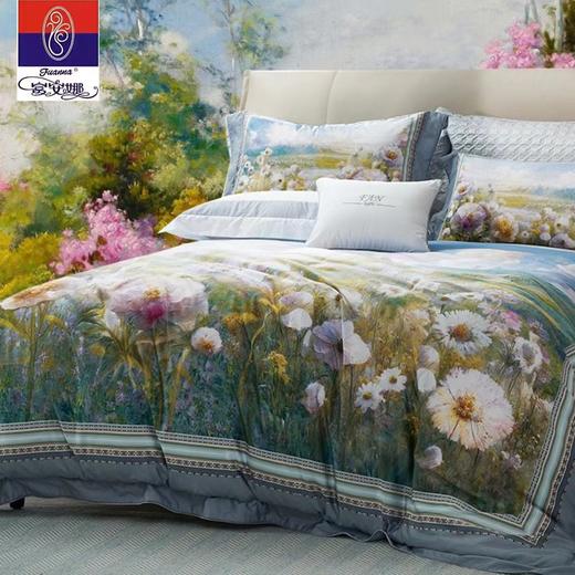 【春上新】10楼 富安娜 艺术油画床单四件套-晴云拂晓  吊牌价5980-6380元  活动价2799-2999元 商品图0