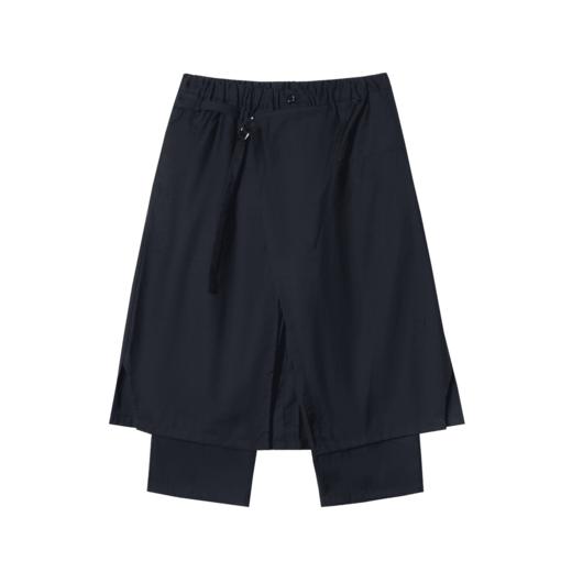 K67新款纯色拼接假两件男士短裤时尚纽扣百搭裤子简约宽松休闲裤 商品图1