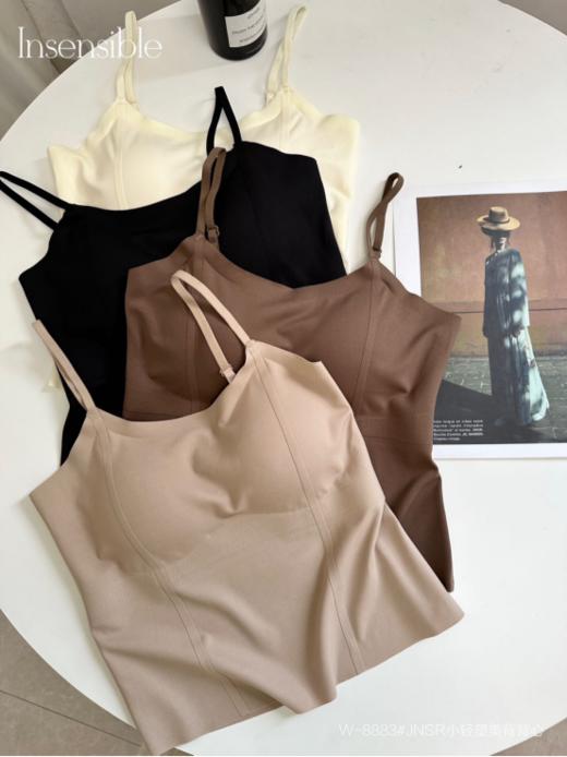 👉【简出色小轻塑背心】✅①自带bra，免穿内衣，⚠️夏天一件就够！  ✅②中长提拉塑形版型，超显瘦显腰线！ ✅ 商品图3