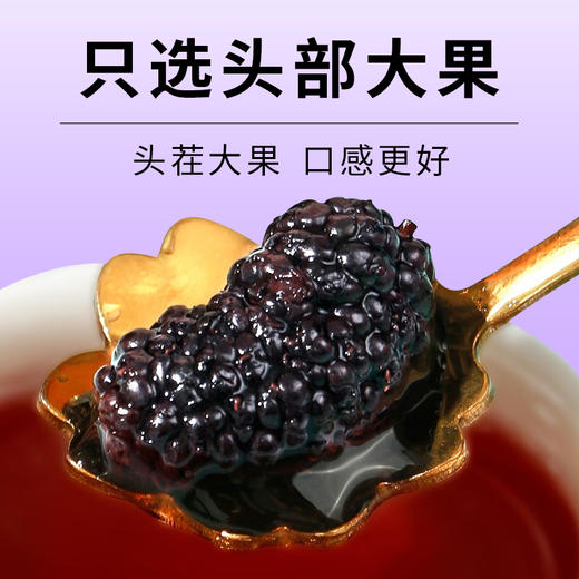 【宜昌助农馆】黑桑葚袋泡茶  甄选头茬桑葚干 口感清香 8g*15包 商品图4