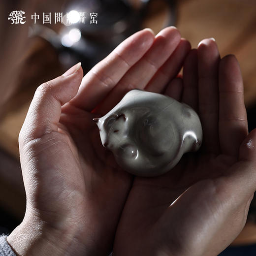 问鼎哥窑致巧款云狐茶宠（缺货）舒雁茶宠 商品图5