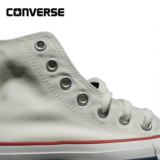 Converse匡威商场同款童鞋经典款高帮系带帆布鞋-大童36-39白色101009-J100 商品图2