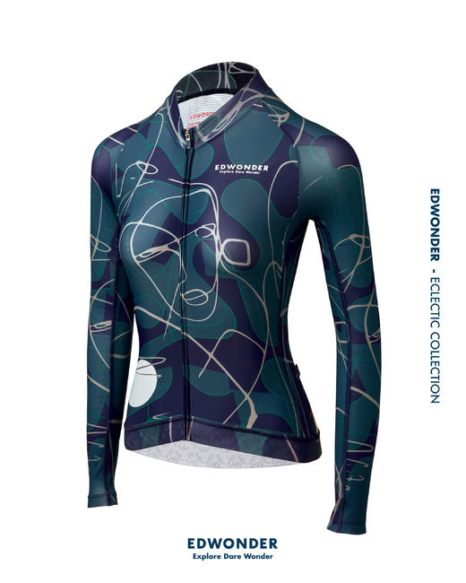 万物之森(女)长䄂车衣-重力 Jersey 商品图0