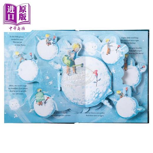 【中商原版】小王子立体书 英文原版 The Little Prince Pop Up 原装进口正版 安东尼 圣修伯里 儿童节礼物 可免费提供音频 商品图2