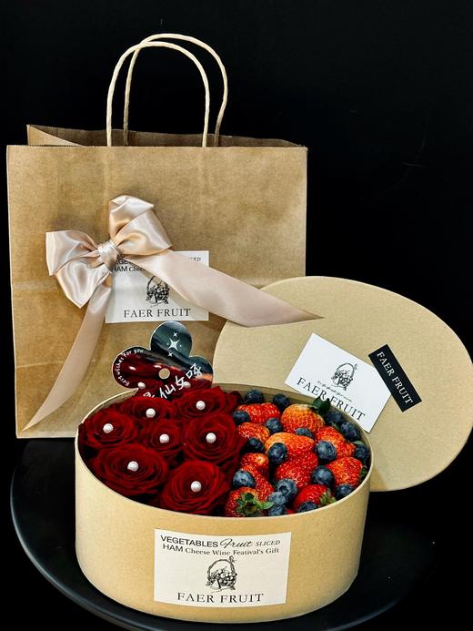 简约法式牛皮套二花盒（鲜花水果礼物伴手礼） 商品图7