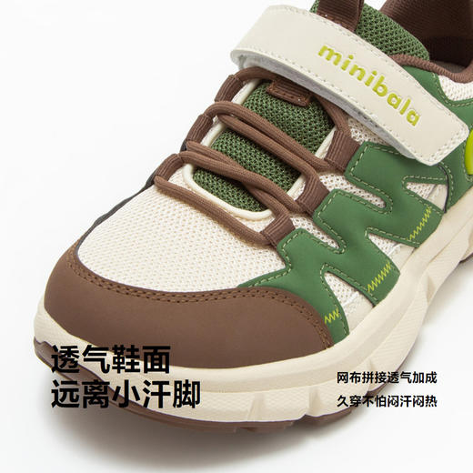 【壁虎鞋】迷你巴拉运动鞋男童女童婴童透气网布鞋回弹缓震户外 商品图3