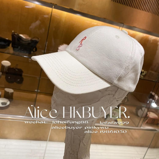 78-1 潮牌 渠道货 粉红RB字母刺绣 黄油色 棒球帽 鸭舌帽 商品图2