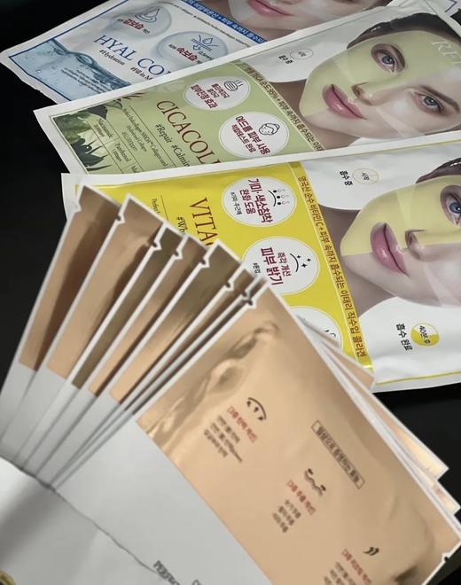 露思推荐DERMAFIX韩国贵妇胶原蛋白面膜维C修复三重弹力皱纹管理一盒8片 商品图7