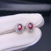 0.98ct 1.38g 红宝石耳钉 商品缩略图4