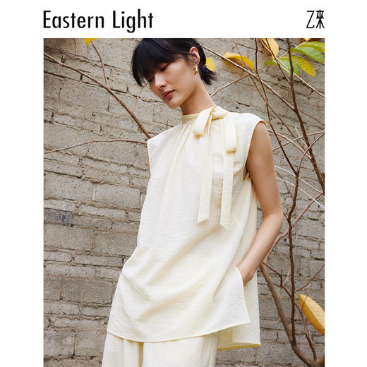 Eastern Light/乙来系带上衣女夏衬衫女新款 商品图5
