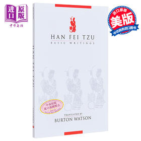 【中商原版】韩非子 基本著作 华兹生译 Han Fei Tzu Basic Writings 英文原版 Burton Watson 古代哲学