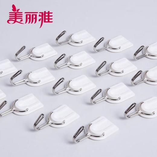 美丽雅创意粘钩 挂钩强力粘胶墙壁挂物无痕免打孔6只装/份 商品图5