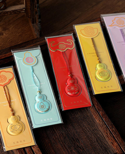 香包系列：TT12°五福小葫芦香囊挂件 商品图2