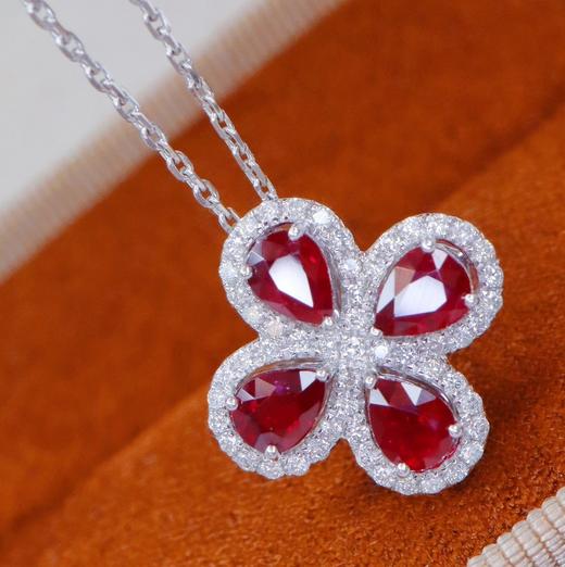 1.25ct 红宝石吊坠 商品图0