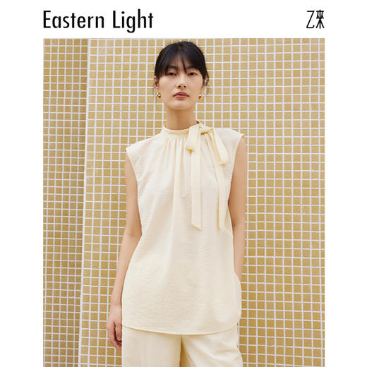Eastern Light/乙来系带上衣女夏衬衫女新款 商品图2