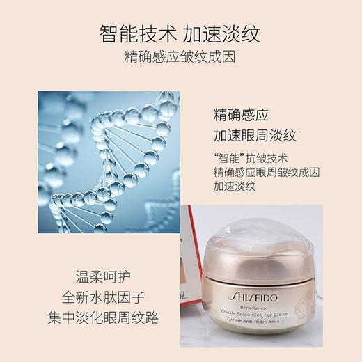 30+姐姐的救星🌟眼周“熨斗”来了 专治鱼尾纹/眼袋 资生堂盼丽风资抚痕眼霜15ml抗皱 商品图1