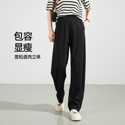 【降价！夏薄香蕉裤】逸阳运动宽松显瘦高腰垂感休闲裤子1222 商品图4