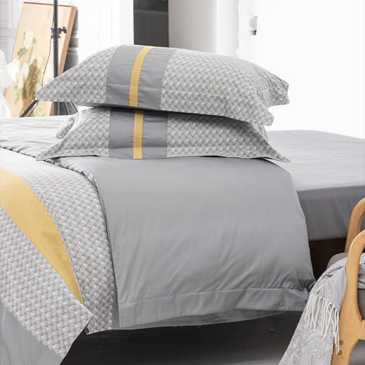 多喜爱 全棉新疆棉斜纹四件套 安伯亚 商品图3