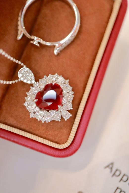 2.82ct 红宝石戒指吊坠 商品图8