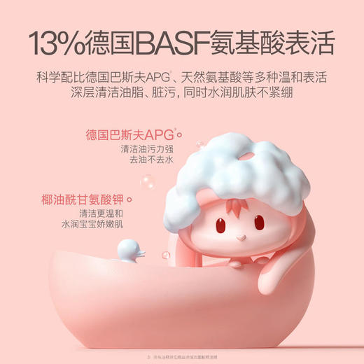 贝德美bodorme蓝墩墩沐浴慕斯350ML氨基酸沐浴露 商品图1