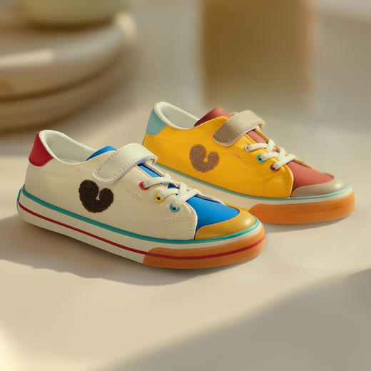 迷你巴拉帆布鞋男女童抑菌止滑柔软易搭配童鞋新款运动鞋 商品图2