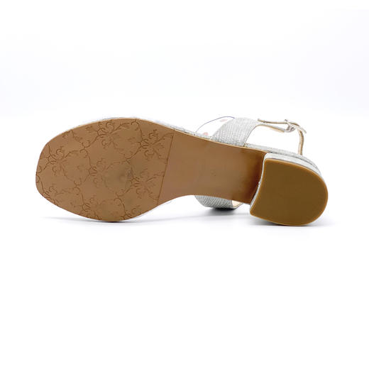 西班牙原产时尚舒适女凉鞋T2191冰蓝色(公主水晶鞋系列) 商品图5