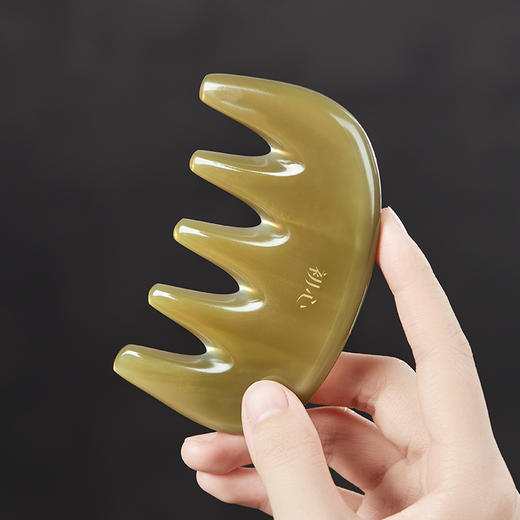 初心| 牦牛角五齿经络梳 商品图6