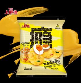 上好佳田园薯片鲜香咸蛋黄味60g
