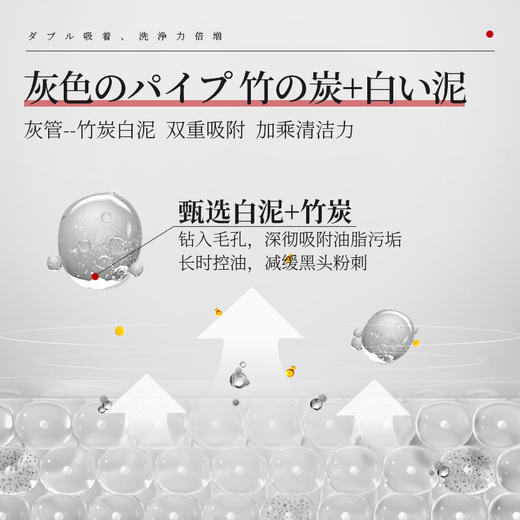 【2只】CEIN氨基酸洗面奶、白泥控油洁面乳、清洁洗面奶、100ml/支 商品图2
