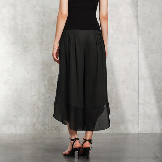 TANGY Collection天意精品2024夏季新品雅致中国风女士茛绸半身裙 商品图2