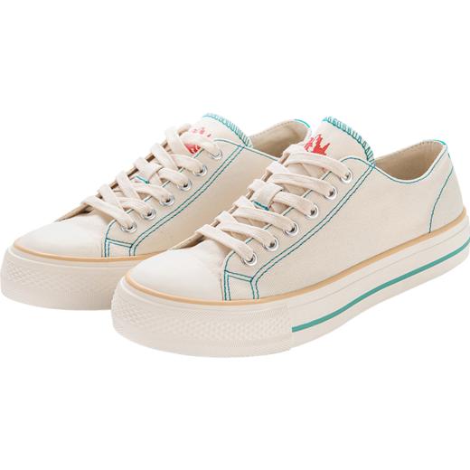 ISTEP白花蛇草水联名白色印花低帮休闲鞋帆布鞋 商品图5