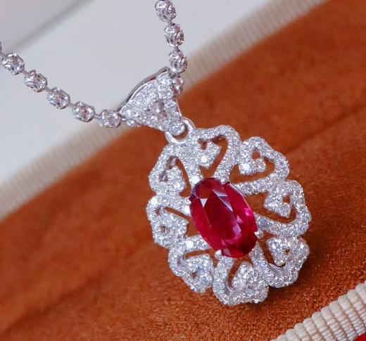 0.83ct 红宝石吊坠 商品图2