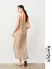 262139925两侧开叉香槟色吊带裙 商品缩略图4
