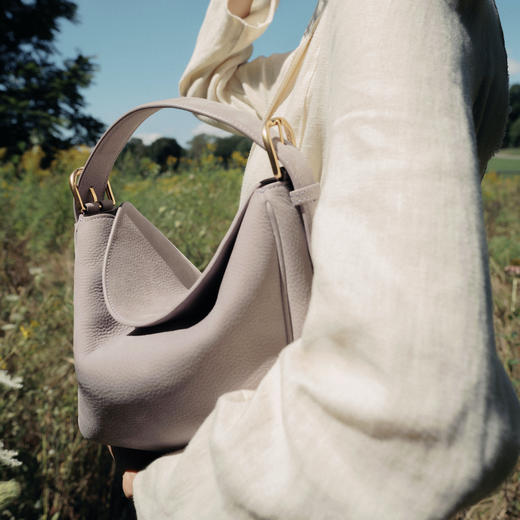 【刘亦菲赵露思同款】品牌直发 APEDE MOD 软牛皮奶油方包（长短双肩带）「紫色蓝色预售」 商品图3