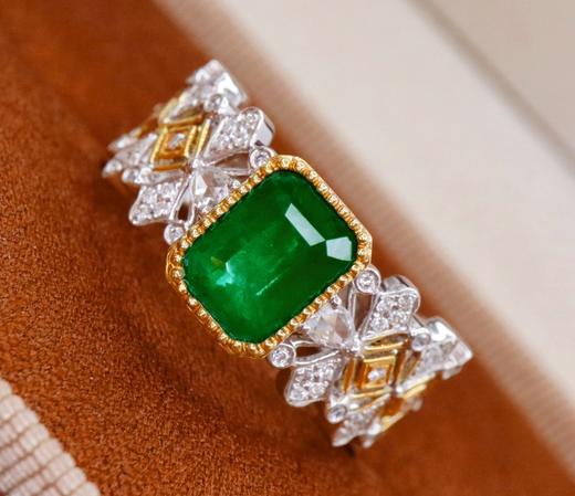 1.15ct 祖母绿戒指 商品图0