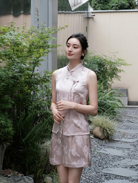 微瑕秒杀 |盛唐牡丹 |银粉冠乐绉小凤凰纹短裤[特价品](特殊商品不退不换)