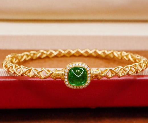 1.3ct 祖母绿手链 商品图3