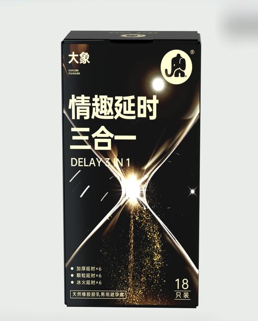 【年末亏本清仓 延时系列】大象避孕套延时 颗粒延时 加厚延时 冰火延时 10只/18只 商品图4