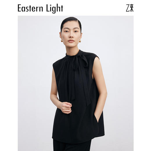Eastern Light/乙来系带上衣女夏衬衫女新款 商品图4
