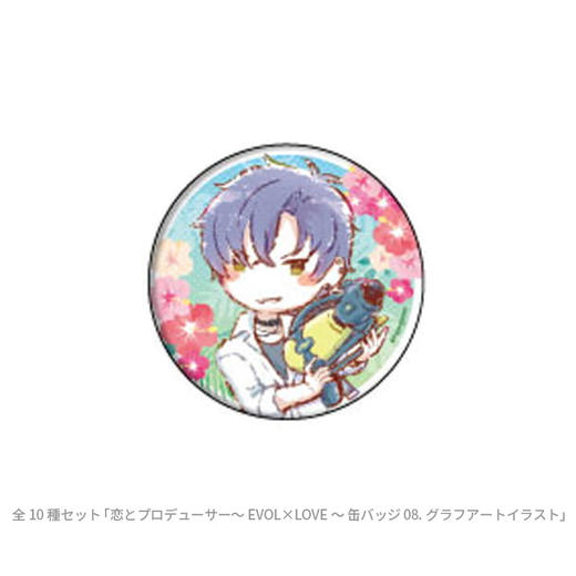 日本正版 恋与制作人08秋游唐装中华风GraffArt吧唧盲盒 周边谷子 商品图3