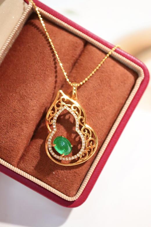 1.31ct 祖母绿吊坠 商品图5