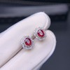 0.98ct 1.38g 红宝石耳钉 商品缩略图2