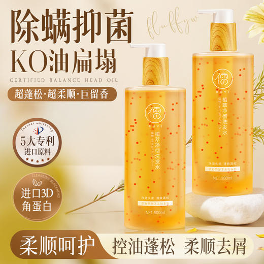 儒意植萃净彻洗发水500ml 控油蓬松 去屑止痒 益生菌洗头膏露男女 | 儒意官方商城 商品图0