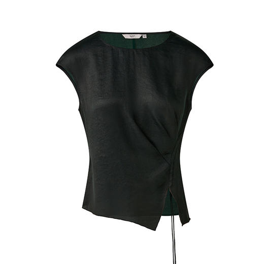 TANGY Collection天意精品2024夏季新品雅致修身女士茛绸上衣 商品图4