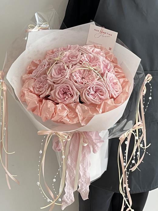 定格爱意 粉荔枝玫瑰 花束 商品图1