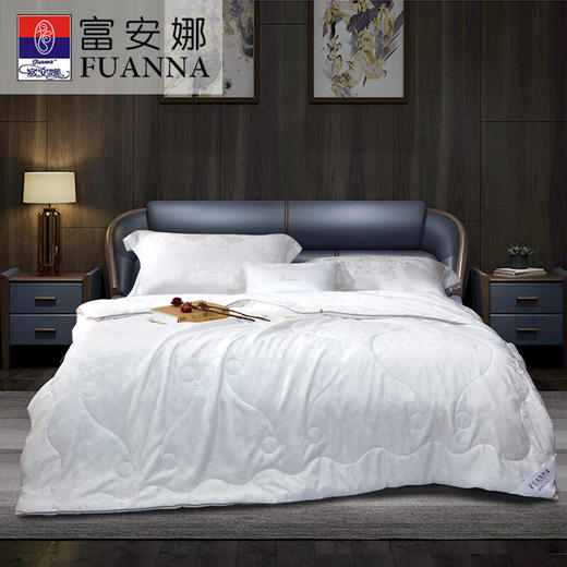 富安娜锦瑟年华提花桑蚕丝夏被 商品图0