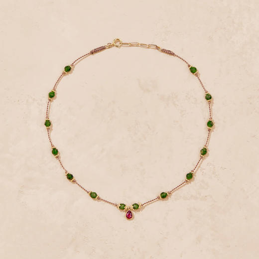 订购8周到｜Tityaravy-TANZA-透辉石 石榴石 项链［法国设计师］ 商品图0