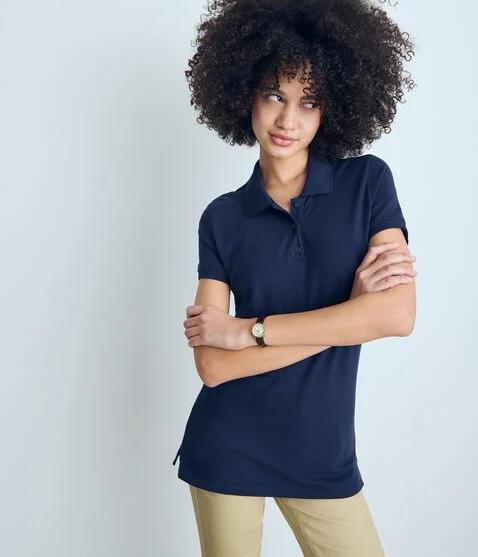 Aeropostale 美式校园风 纯色去logo女款3粒扣Polo衫 ￥299/2件 商品图12